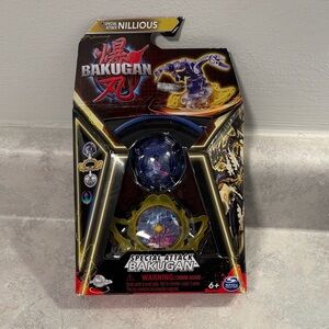 Bakugan Special Attack Nillious Action Figure - Black and Gold